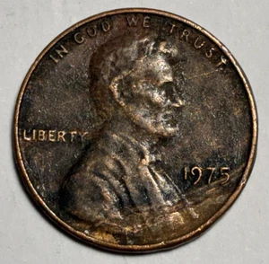 Pfennig 1975 ohne Münzzeichen durch Fehler geprägt? Letztes Foto / schöner Farbmix - Bild 1 von 8