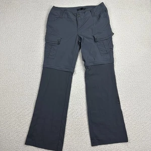 Prana Cargohose Damen Größe 6 grau wandelbar Stretch Taschen Nylon Bootcut - Bild 1 von 10
