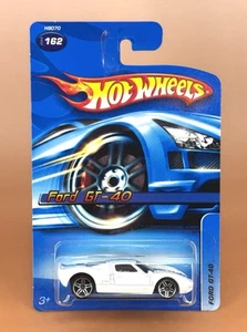 Hot Wheels 2005 Mainline FORD GT-40 White (K-Mart exclusive) w/pr5 Wheels - Picture 1 of 3