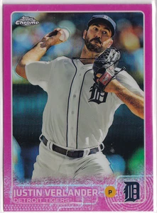 2015 Topps Chrome Pink Refractors #191 Justin Verlander - Bild 1 von 1