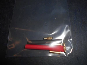 3.0mm Gold plated Bullet Banana Plug Connector Male/Female 2 x Pairs - Picture 1 of 2