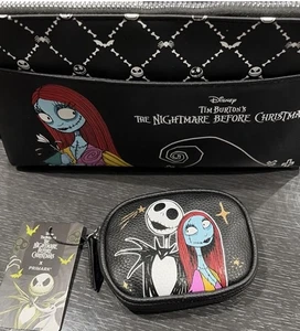 Disney The Nightmare Before Christmas NBC 2 Stück Tasche/Clutch und Geldbörse Neu - Bild 1 von 4