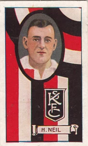St Kilda Saints Football Club H Neil on 1933 Allen's Irish Moss gum jubes card - Imagen 1 de 1