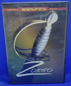 Zorro Family Pack (DVD, 2003) Full Screen Alain Delon Stanley Baker - VERY GOOD - Imagen 1 de 3