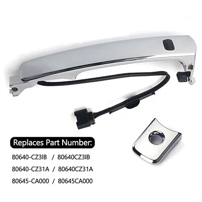 For 2010-2013 Nissan Rogue Chrome Front Left Driver Side Door Handle Smart Entry - Image 1 of 4