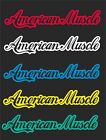 AMERICAN MUSCLE  CAR WINDOW DECAL...PICK YOUR SIZE AND COLOR ..2 FOR 1