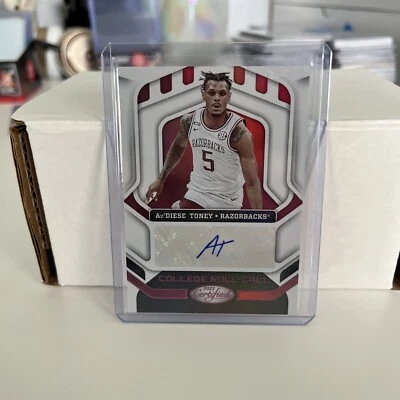 22-23 Chronicles Draft Picks College Roll Call Auto #CRC-ATO Au’Diese Toney pink - Image 1 of 2