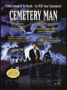 CEMETERY MAN__Orig. 1996 Trade print AD / ADVERT__Rupert Everett__Michele Soavi - Picture 1 of 1