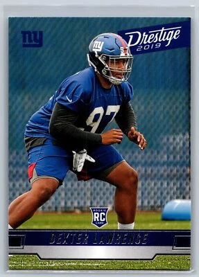 2019 Panini Prestige Dexter Lawrence Rookie New York Giants RC #210 - Image 1 of 2