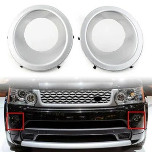 Coppia anelil fendinebbia Range Rover Sport 2010 2013 completi colore argento - Foto 1 di 6