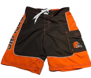 Cleveland Browns Boardshorts Mens Small Swimwear Swimsuit Pockets NFL Football - Picture 1 of 11