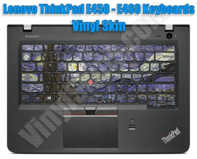 Choose Any Vinyl Skin/Decal Design for the Lenovo ThinkPad E450/E460 Keyboard - Image 1 of 4