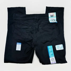 NWT‼ LEE by RIDERS Petite 18P Black Skinny Leg Slimming Stretch Mid Rise Pants - Picture 1 of 9