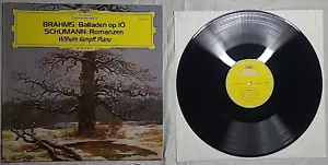 Wilhelm Kempff, Brahms, Schumann – Balladen Op. 10 / Romanzen 1973 Germany LP - Picture 1 of 8