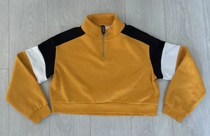 H&M DIVIDED LIGHTWEIGHT FLEECE TOP ~ USED - Picture 1 of 5