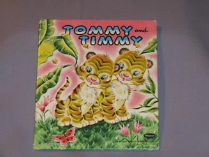 TOMMY AND TIMMY Whitman Tell a Tales A Fuzzy Wuzzy Alice Sankey tigers 1951 VG+ - Picture 1 of 5