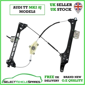 NEW AUDI TT MK2 8J DRIVERS SIDE RIGHT FRONT ELECTRIC WINDOW REGULATOR 2006-2014 - Picture 1 of 6