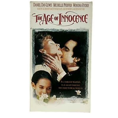 The Age of Innocence Daniel Day Lewis Winona Ryder VHS Video Tape - Image 1 of 4