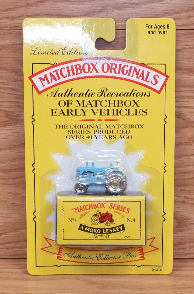 Matchbox Originals Nº 4 (34370) Tractor Moko Lesney Azul **NUEVO-RARO**  Foto 1 de 4