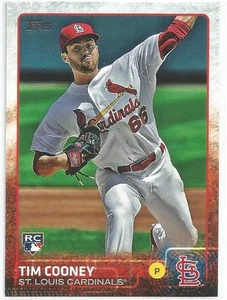 Tarjeta de novato Tim Cooney St. Louis Cardinals 2015 Topps Update - Imagen 1 de 2