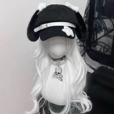 Lindo sombrero Kawaii estilo dulce moda gorra orejas de perro boina de subcultura para mujer Foto 1 de 4