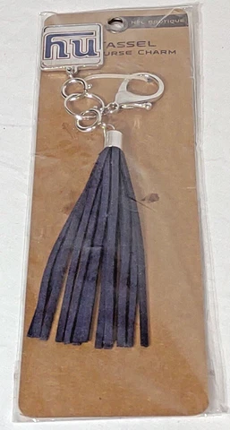 New York Giants Tassel Purse Charm NFL Football Little Earth Productions NEW Cover