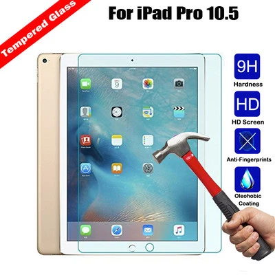 For iPad Pro 10.5  2017 Tablet Premium Screen Protector Tempered Glass Cover New - Image 1 of 4