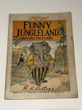 1902 Funny Jungleland Kelloggs Moving Pictures PB Book Pre-Comic Promotions
