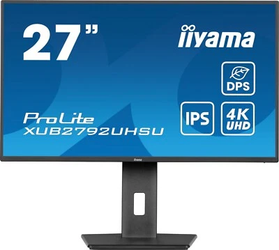 IIYAMA XUB2792UHSU-B6 | BUSINESS-MONITOR | 27 ZOLL | 4K | UHD | IPS | LED | USB - Bild 1 von 4