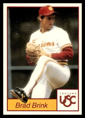 Brad Brink 1991 College Classics USC Trojans #72 Baseball Card - Image 1 of 2