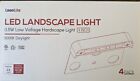 4 Pack 4" LeonLite Hardscape Lighting LED Landscape .5W Low Voltage 5000K Deck