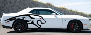 Tiger Car Design Stickers Decal Graphic, Tiger Vinyl Wrap Design Car Wrap Car - Picture 1 of 2