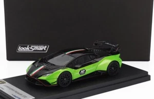MODELLINO AUTO STATICO LOOKSMARK LAMBORGHINI HURACAN STO LP640-2 VERDE 1/43 - Foto 1 di 7