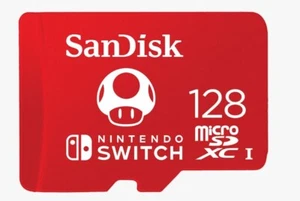 Karta pamięci SanDisk 128GB micro SD XC (UHS-I U3-100MB/s) do Nintendo Switch NOWA - Zdjęcie 1 z 9