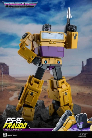 New MMC OX PS-15 Fraudo Swindle G1 Bruticus MP Scale Transforms Figure Gift Cover