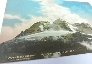 Mt Begbie Revelstoke BC Vintage Postkarte British Columbia unbenutzt unbesendet - Bild 1 von 5