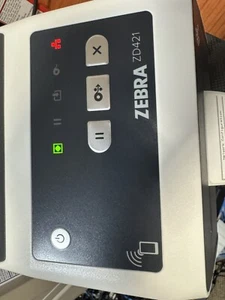 Zebra ZD421-Desktop Direct Thermal Printer -Network Adapter/WiFiCard Built In - Afbeelding 1 van 7