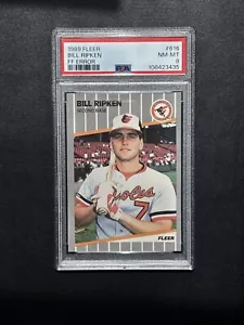 1989 Fleer Bill Ripken FF Error PSA 8 Fresh Slab - Super Rare! - Picture 1 of 2