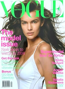 Vogue Australia April2004 Filippa Hamilton Stella Tennant Gemma Ward Kemp Muhl - Picture 1 of 24