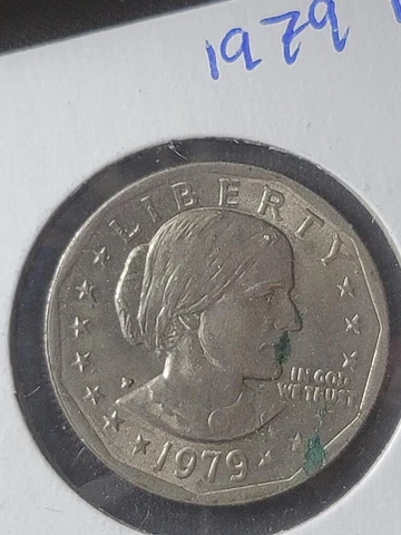 1979 P Susan B. Anthony Liberty FG One Dollar U.S. Coin circulated Cover