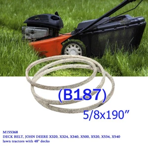 5/8x190 Replacement For JOHN DEERE M155368 48" Deck Belt For X320 X324 X340 X500 - Picture 1 of 9