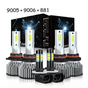 For Chevy S10 1998-2004 Combo 6X LED Headlights High/Low Beam Fog Light Bulbs - Picture 1 of 53