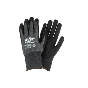 Cut Resistant Gloves G-Tek® Size Small, Neo Foam-Coated Synthetic Black - Picture 1 of 5