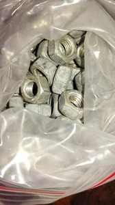 20 pcs Nut, thread size: Whitworth BSW 3/8" x 16, zinc plated steel - Picture 1 of 1