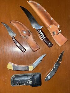 Lot Of Vintage Knives - Old Timer - Schrade - Benchmade - Buck Knife NO RESERVE