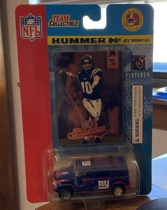 Fleer Hummer H2 2004 fundido a presión Eli Manning radiocontrol New York Giants - Imagen 1 de 3