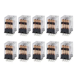 10 pcs DC 24V Coil Power Relay 14 pin Replacement for Omron MY4NJ MY4N-J - Picture 1 of 1