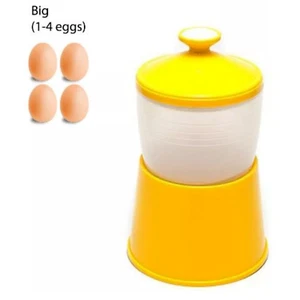 Boiled Egg Maker Recipe Original Yellow Color Half Boiled Made in Malaysia - Foto 1 di 6