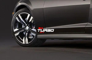 (2 Piezas) TURBO Calcomanía Cargada Emblema HASH Marcas R Pegatina Coche Rendimiento Carreras - Imagen 1 de 12