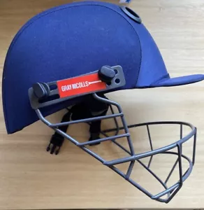Gray Nicolls Elite Cricket Helmet Navy Medium 57-58 Cm - Picture 1 of 11